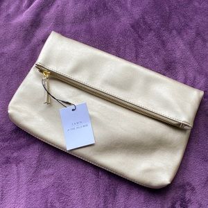 Jillian Harris Gold Metallic Clutch by FAWN for The Jilly Box